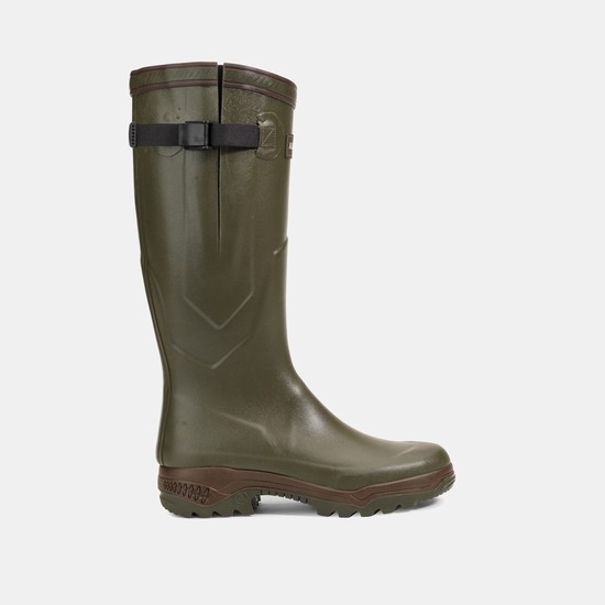 Aigle The First Anti-fatigue Boots Adapted To All Calves Rain Boots Men Olive ZA-64187